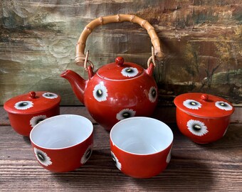 ノリタケ日本陶器会社 レッドデイジー ティーセット 1950年代 - Etsy 日本