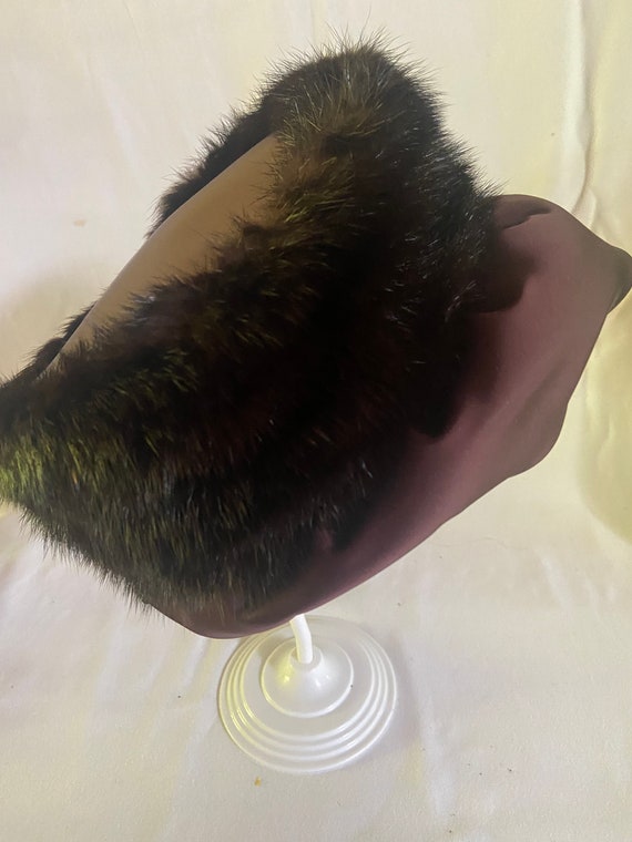 VINTAGE LADIES Women's Genuine Mink Fur Hat Howar… - image 3