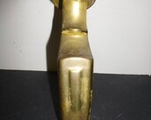 Solid Brass Door Knocker - Large 2Lb Form - Ornate and Rugged for home or cottage