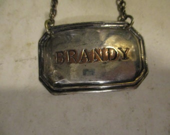 1 X Decanter Metal Tag