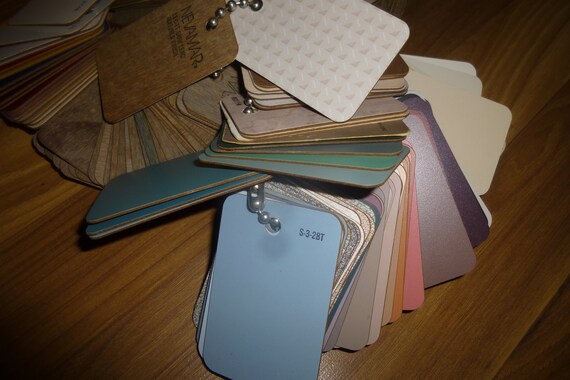 Laminate Samples Set Of Approx 250 Distinct Nevamar Etsy