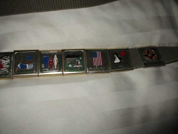 Vintage Boy Scout patches and pins belt and slide… - image 8