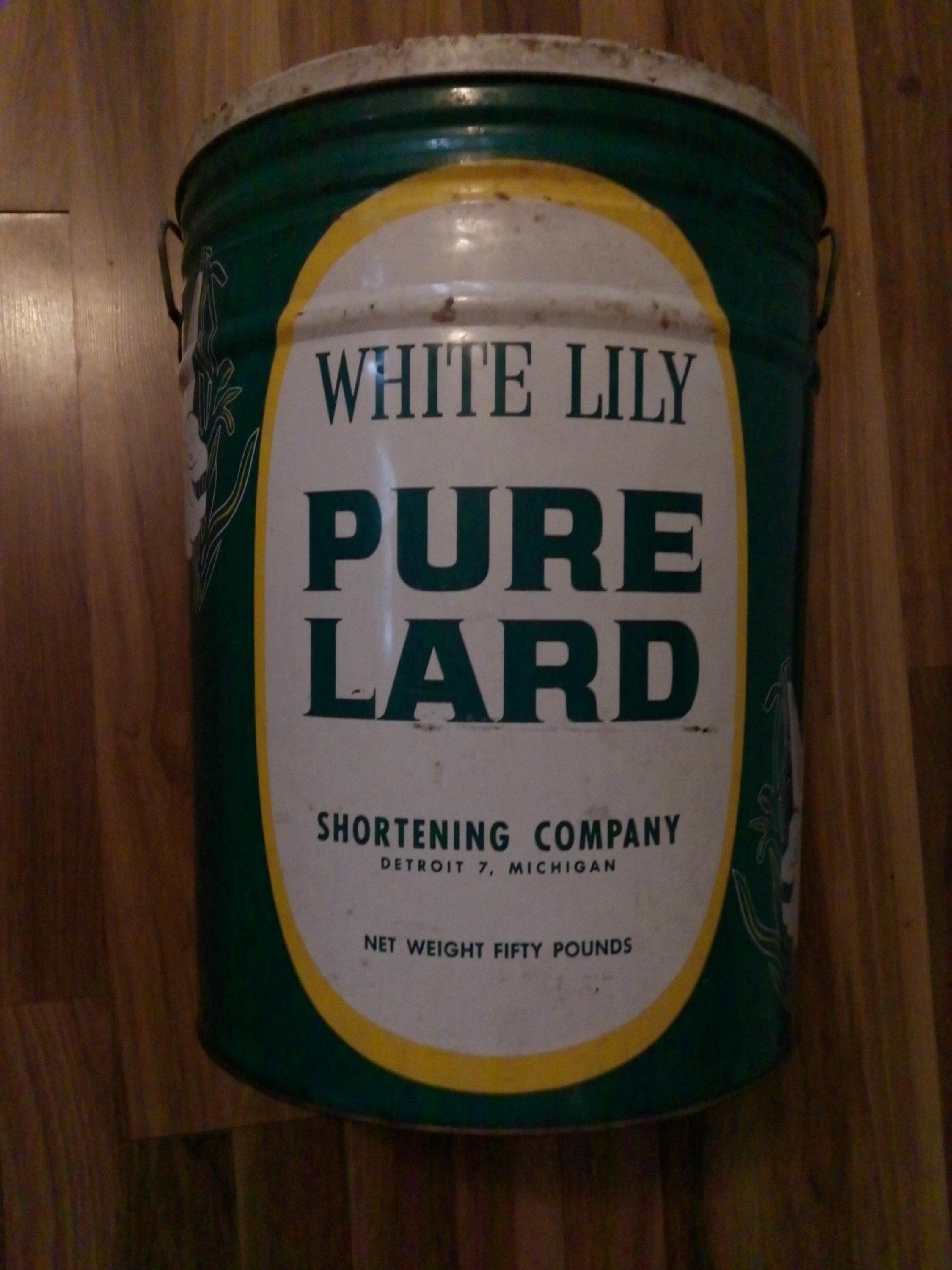 Pure Lard 50 Lb Tin - Etsy