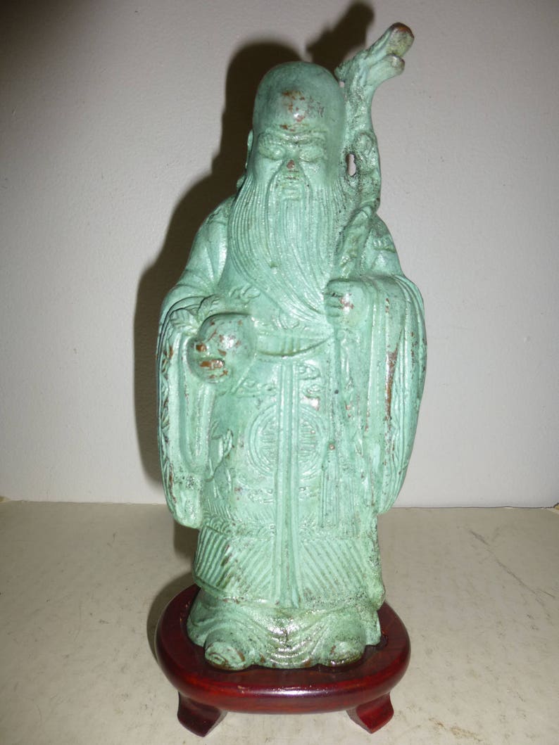 Shou Xin Gong Chinese God of Longevity/immortality Bald Etsy