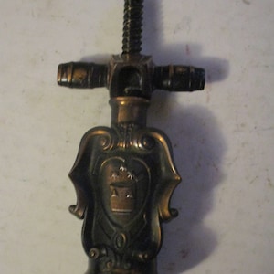 Bronze Mechanical Corkscrew by Vini Pregiati - rare form - great condition