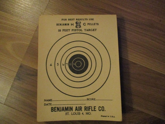 vintage pellet gun targets set of 10 4 5 x 6 etsy ireland