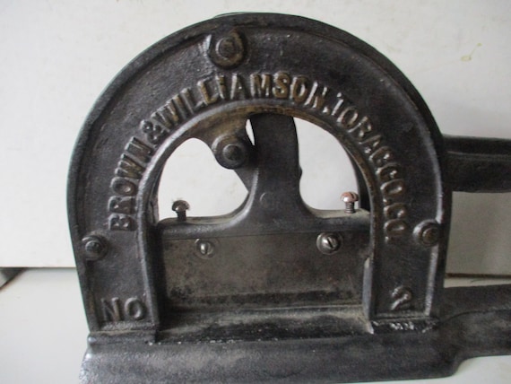 Brown & Williamson Tobacco Co. #2 - Cutter Guillotine -great Working  Condition With Sharp Blade - Great Kitchen Use and Decor Item