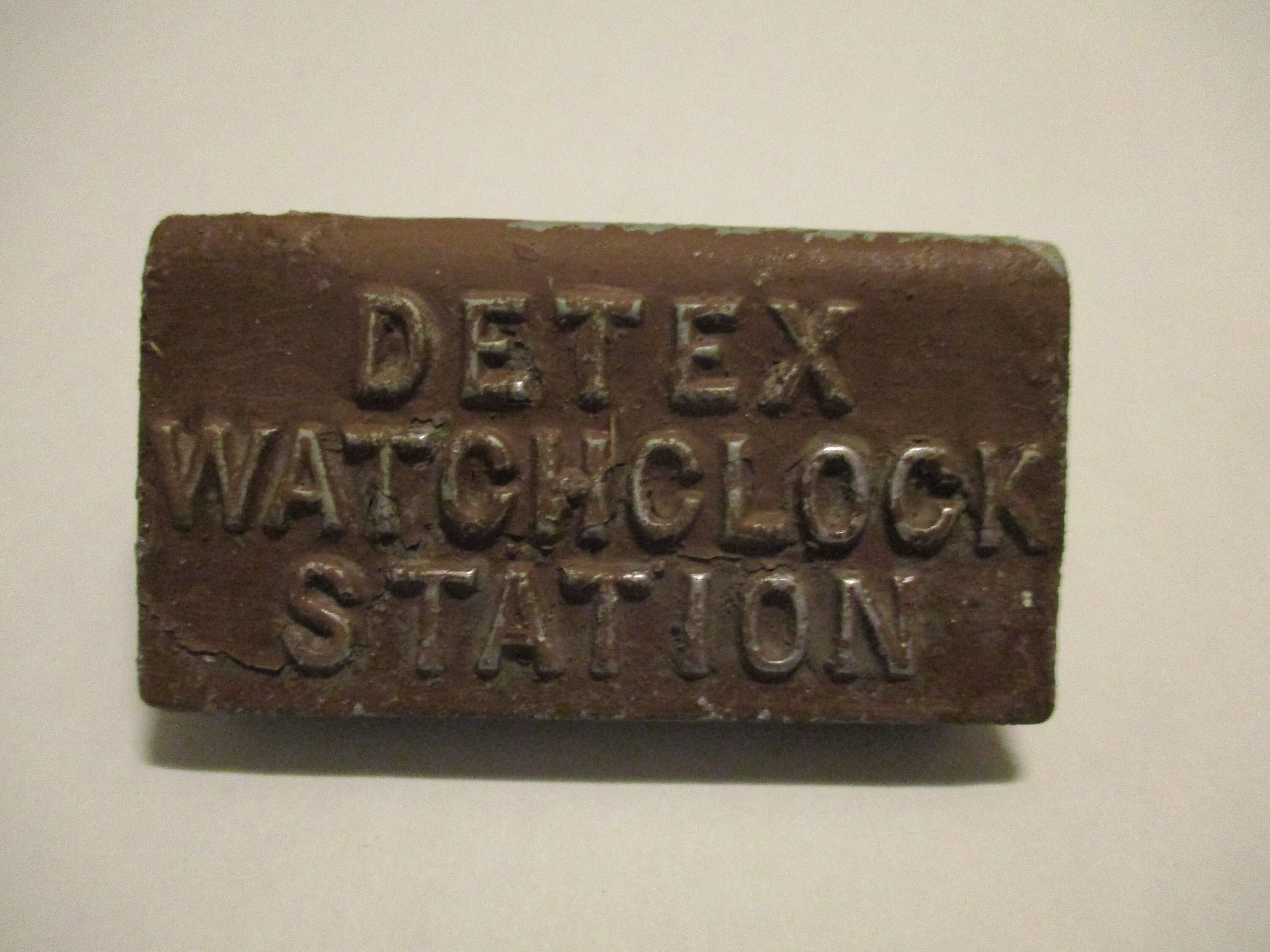 Detex Watchclock Station Industrial Iron Wall Pocket With Etsy