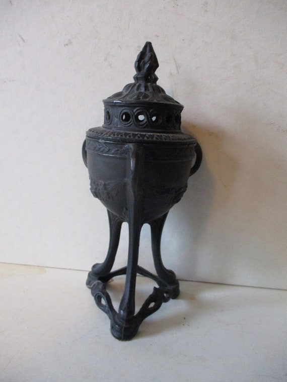 Oriental Metal Pot Ornate Incense Burner 3 Styles 