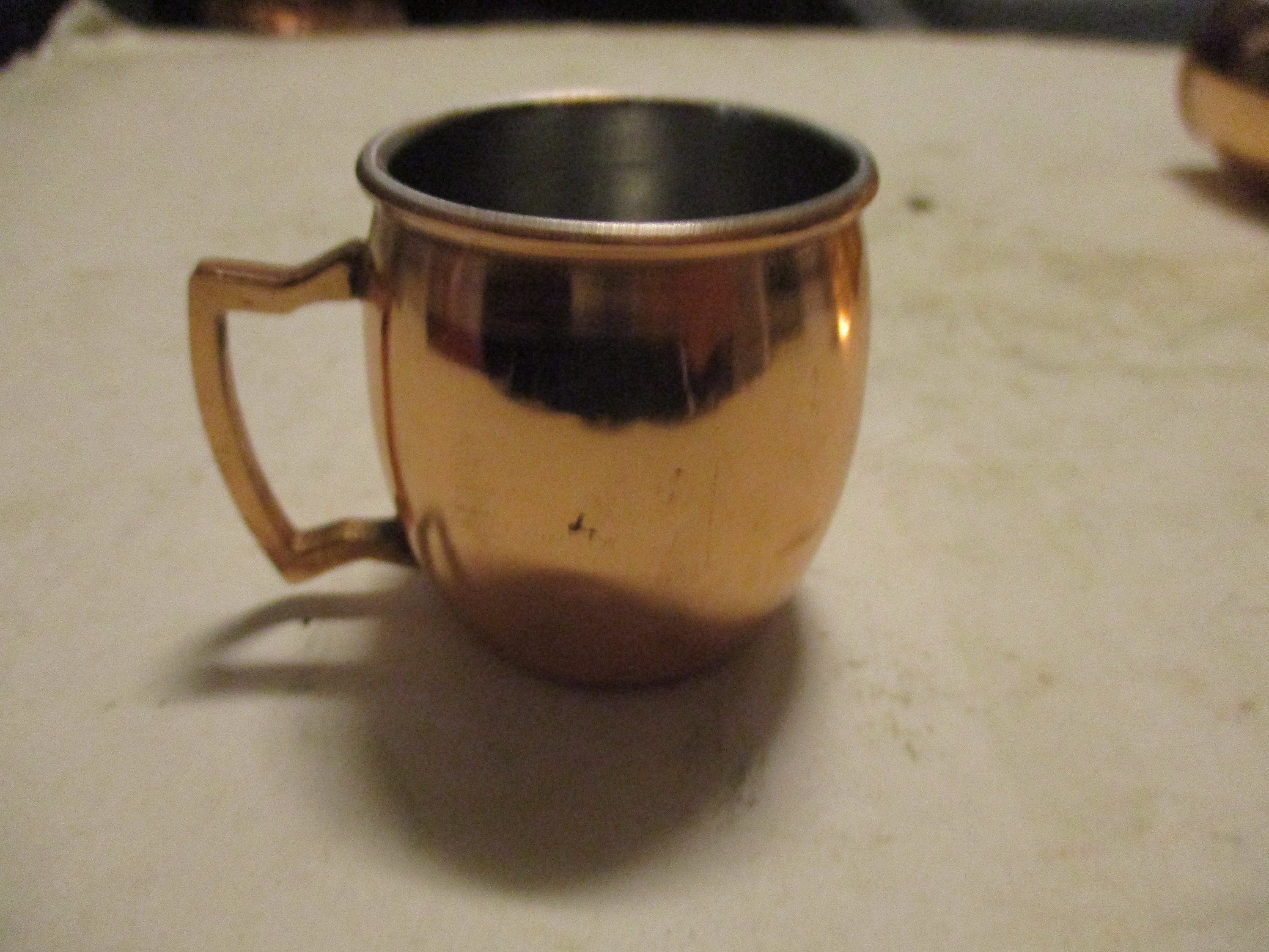 Moscow Mule Shot Glass Mugs set of 4 stainless steel copper Etsy 日本