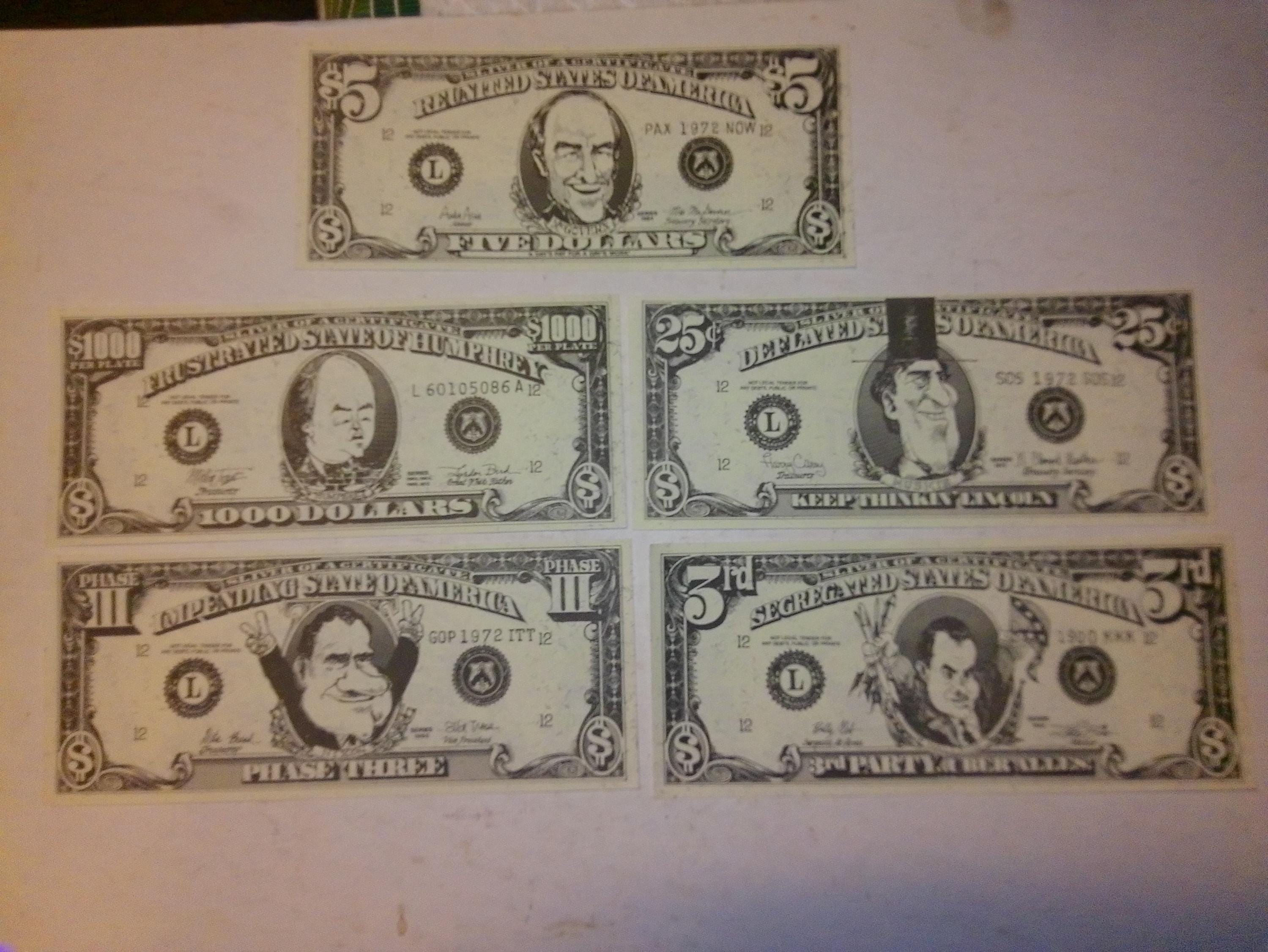 Nixon Dollar Bill - Etsy