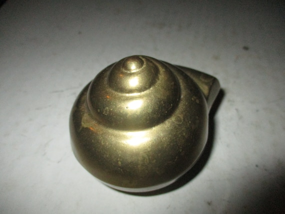 Snail shaped pill box = decorative 2 piece form f… - image 3