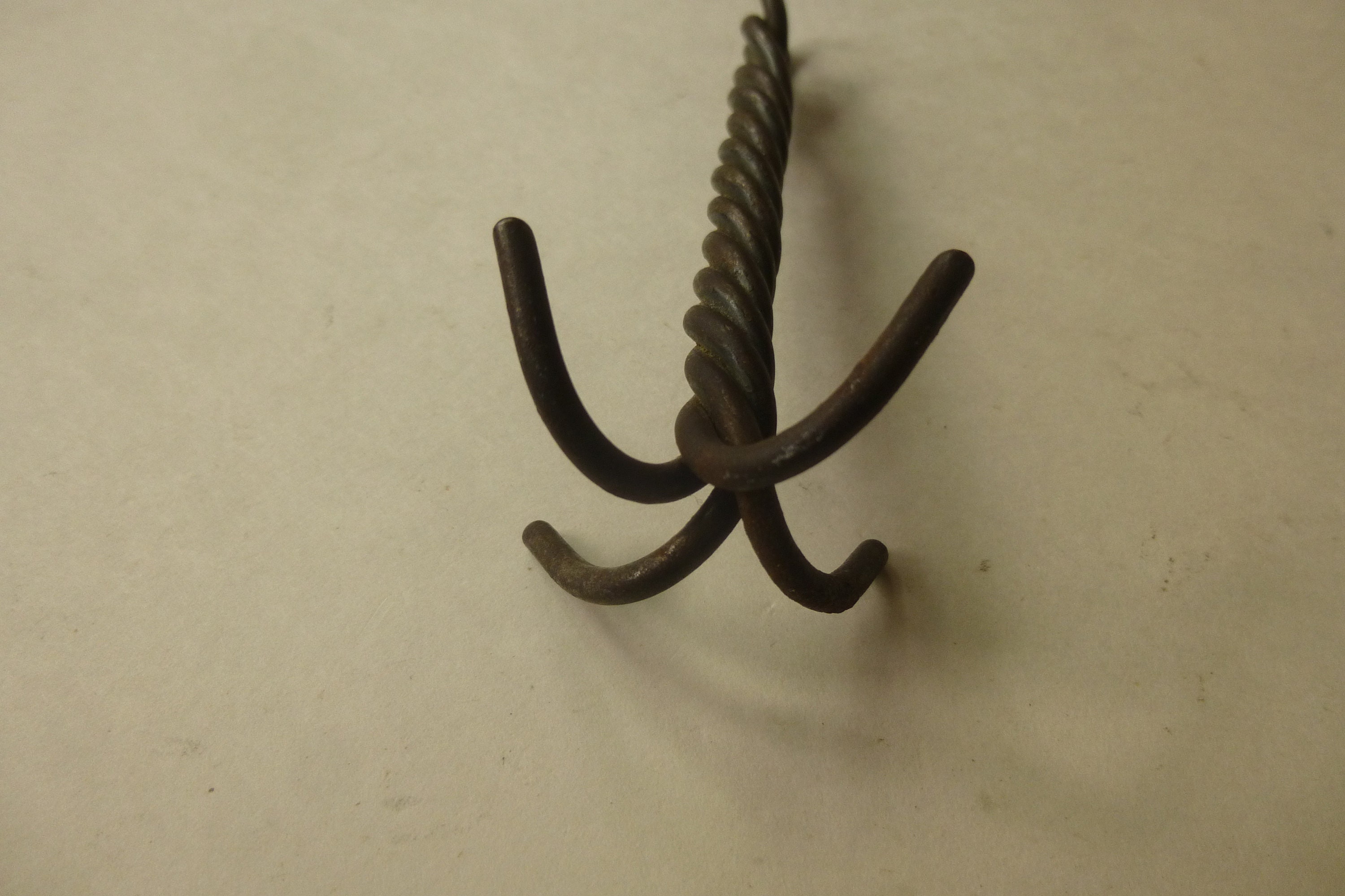 Antique Grappling Hook Drag and Salvage Hook Easily Repurposed for