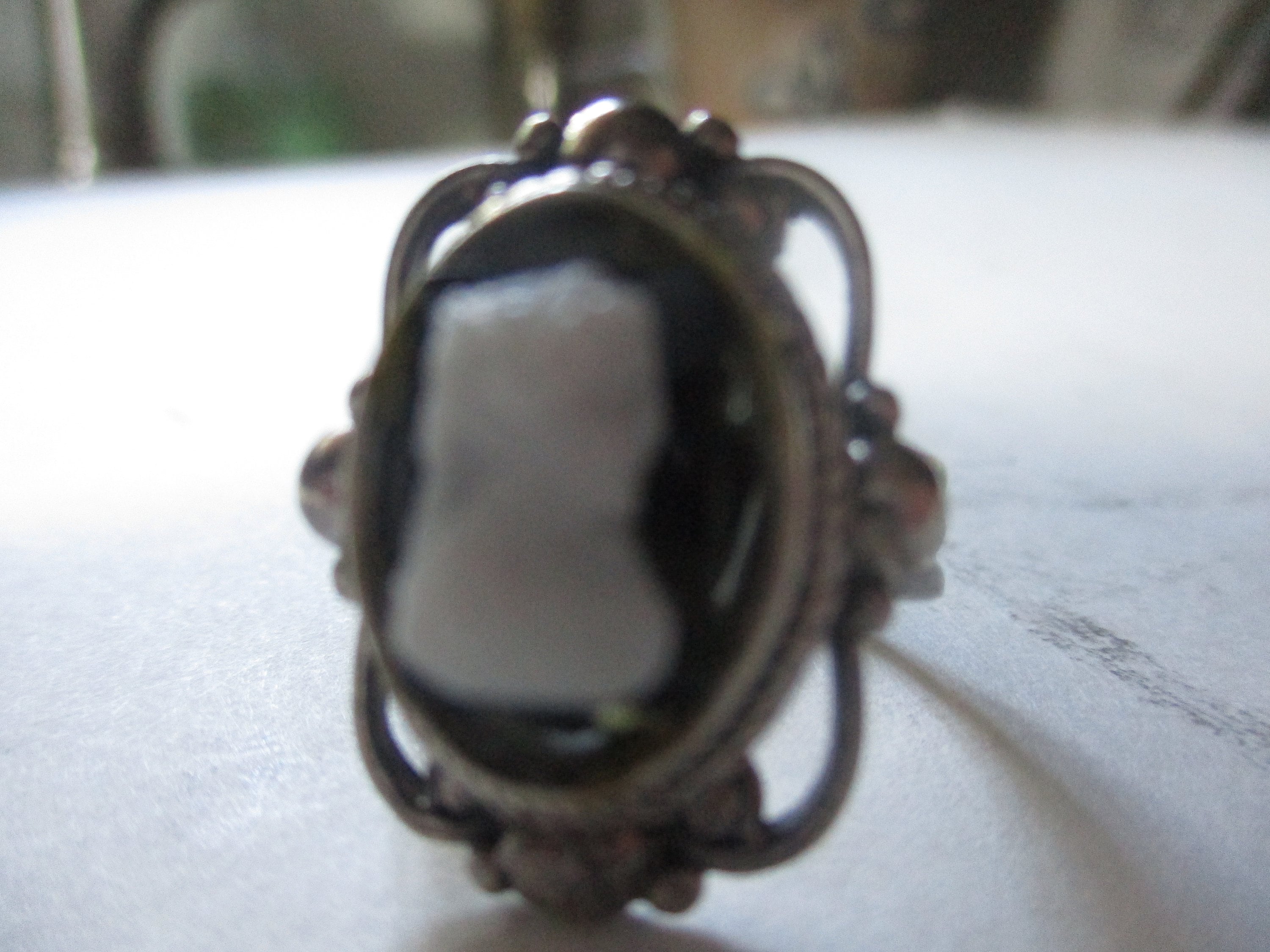 Camée Noir Necklace【vintage】 | maruo