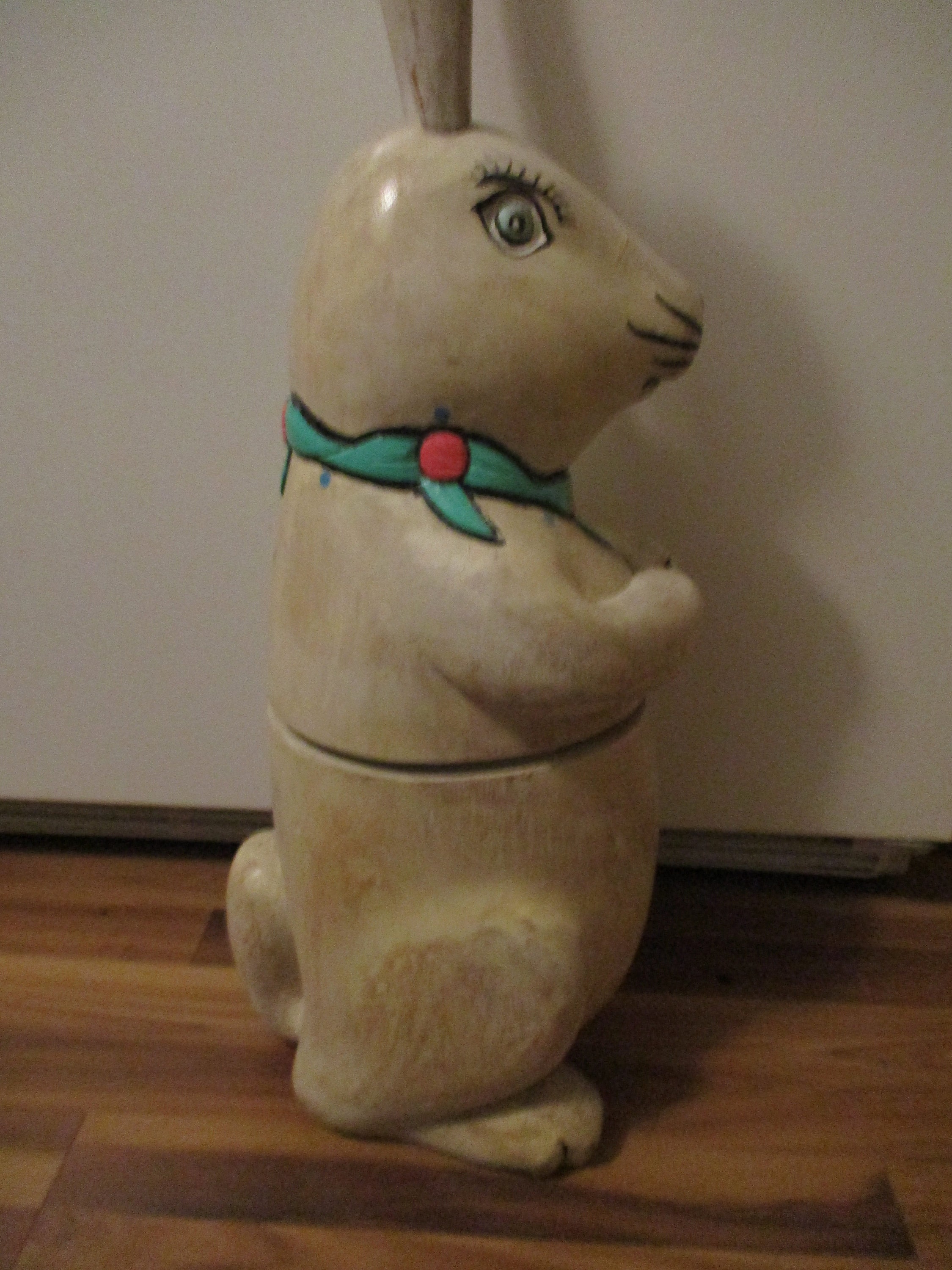 Carved Wood Rabbit 32 Primitive Wood Carved Box Form Etsy