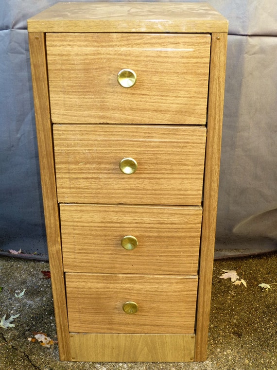 Super Sturdy Brand Steel File Cabinet With Wood Grain Etsy