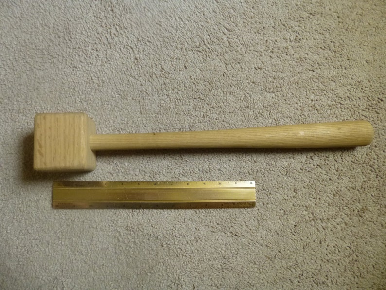 Large 20 Wooden Kitchen Mallet Designed for Mashing Etsy