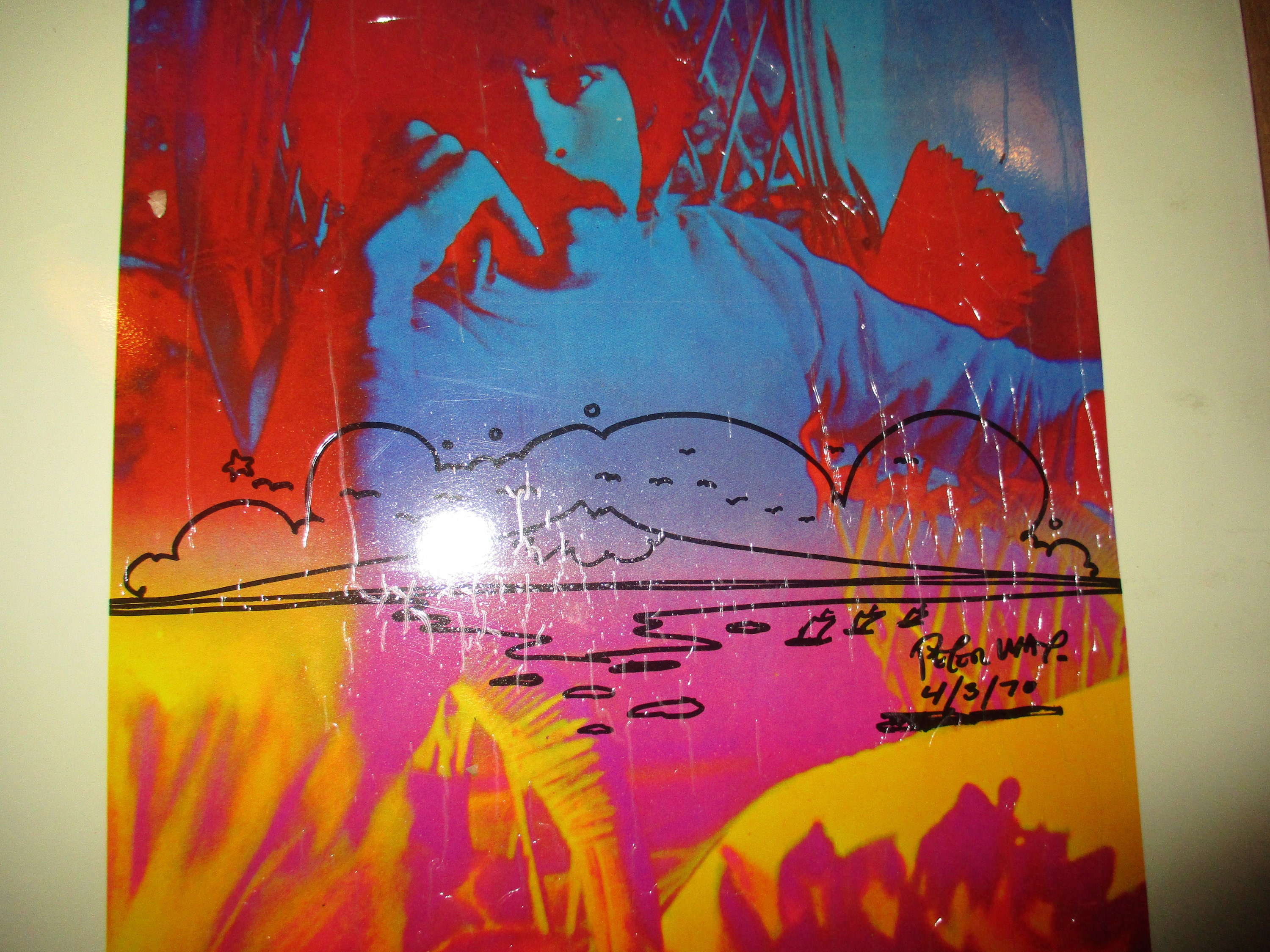 Hawaii Peter Max of コンチネンタル航空 ハワイ ピーターマックス