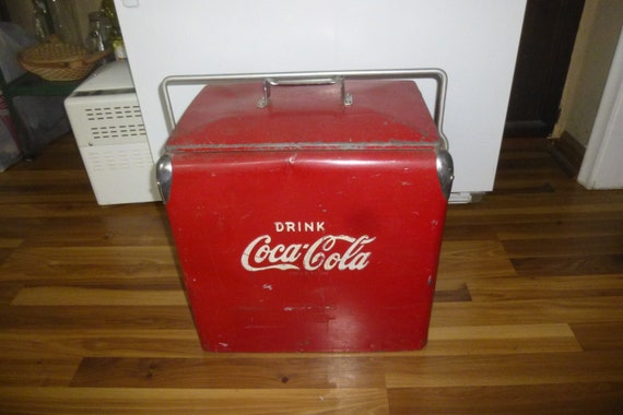 antique coke cooler