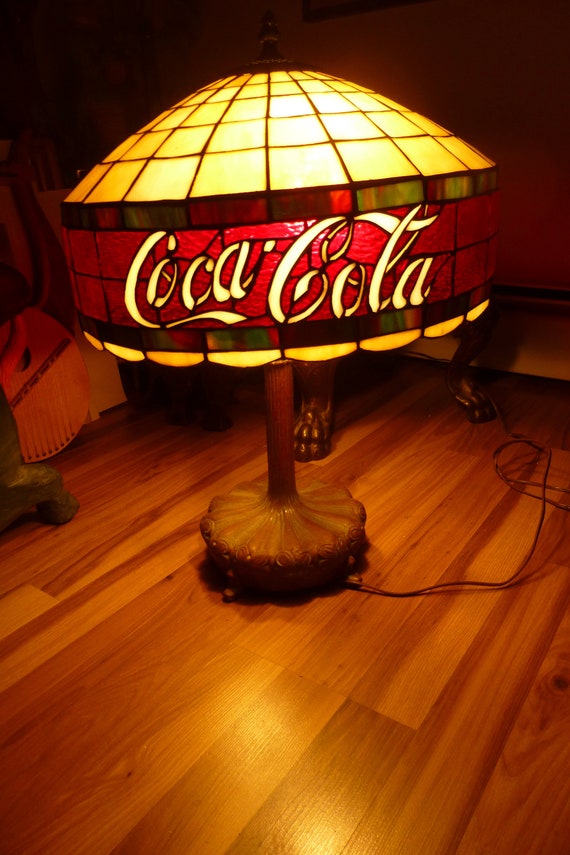 coca cola table lamp