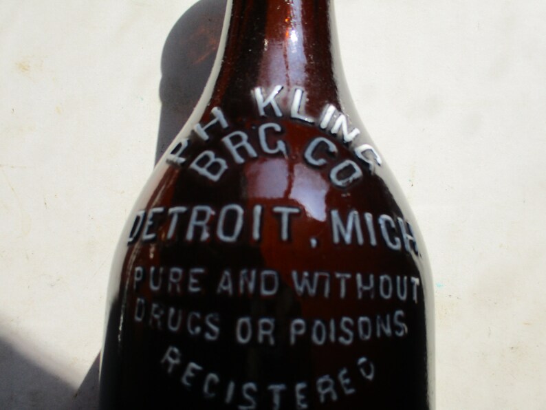 Antique Midwestern Beer Bottles 3 Quart Amber and Clear Etsy