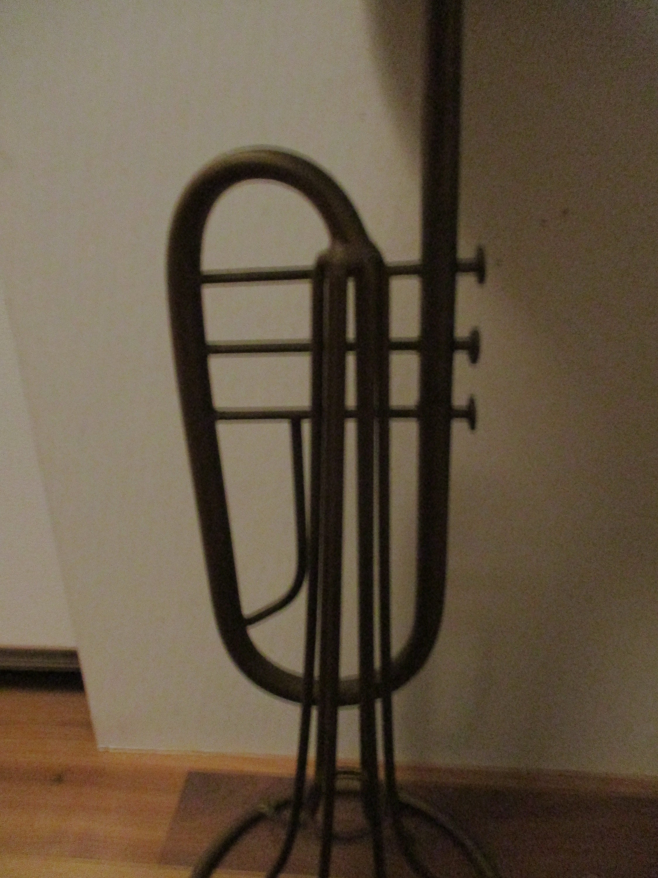 Trumpet Display Stand Modern life sized steel wire trumpet Etsy