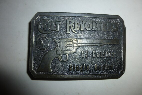 Colt .45 Caliber Revolver Single Action Belt Buckl