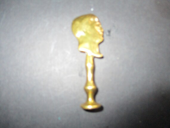 Julius Caesar Pipe Tobacco Tamper - Fun and Functional Cast Brass Token of  Head on Base- 2.5