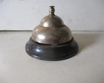 Bellhops Bell - Service Desk Bell - Stylish vintage dome top form for Home / Office  3.4" diameter 2.25" high