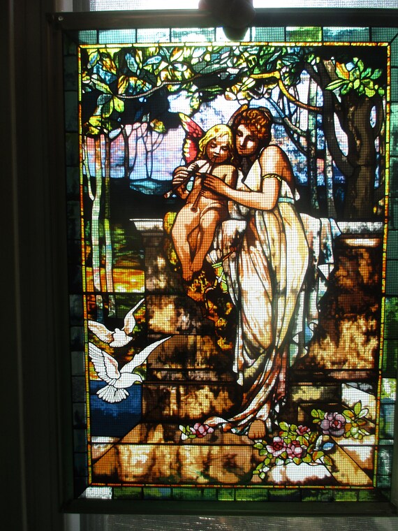 Leaded Stained Glass Window REPRO - 14