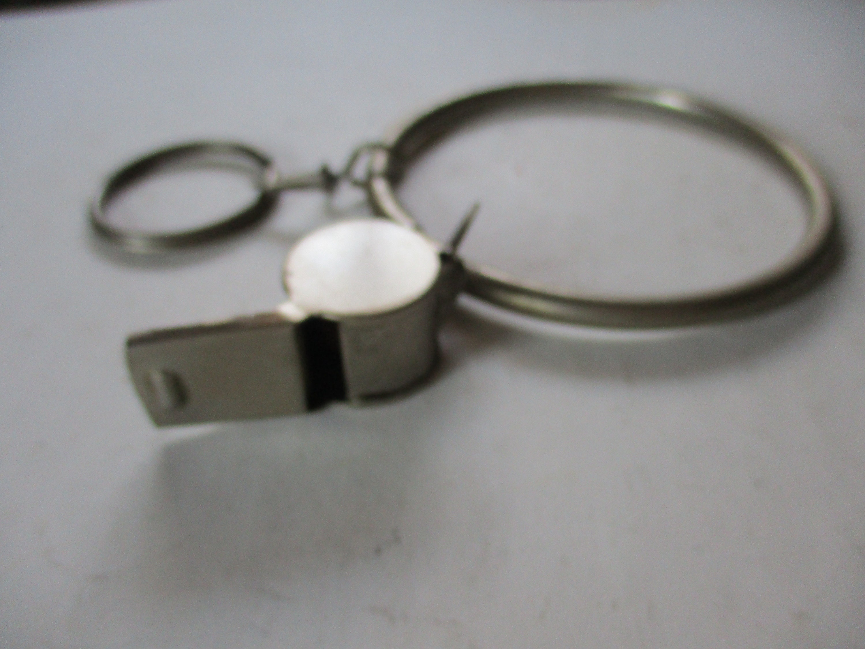 Classic Jailers Keychain or Key Ring with whistle 3.5 Etsy