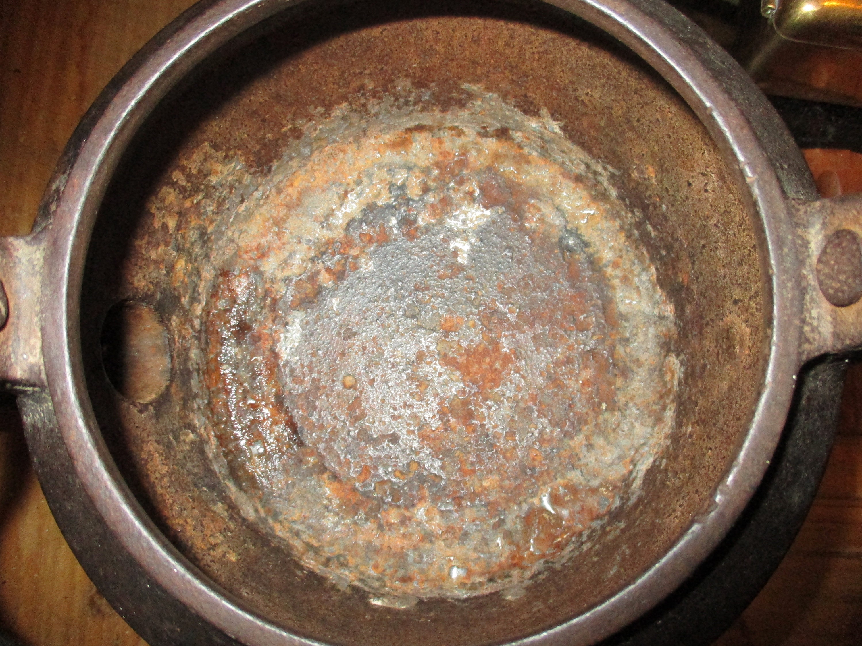 Vintage Cast Iron Tea Kettle Coffee Pot Large Swivel Lid Bird Spout LARGE