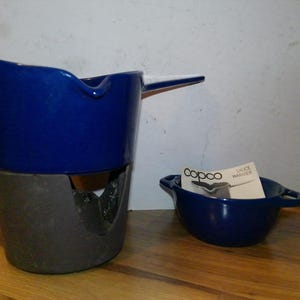 Copco Danish Modern Sauce and Butter Warming Chafing Dish - In original box - Michael Lax Design