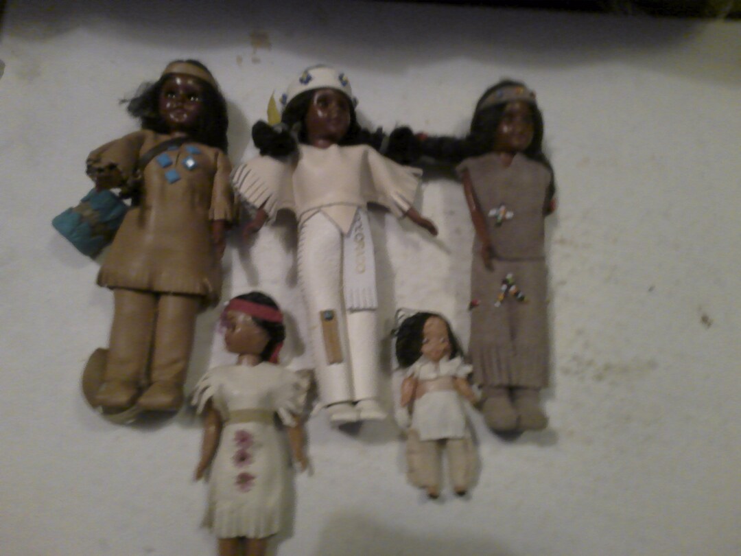 Baby Doll Native American Girl 38cm main image 1