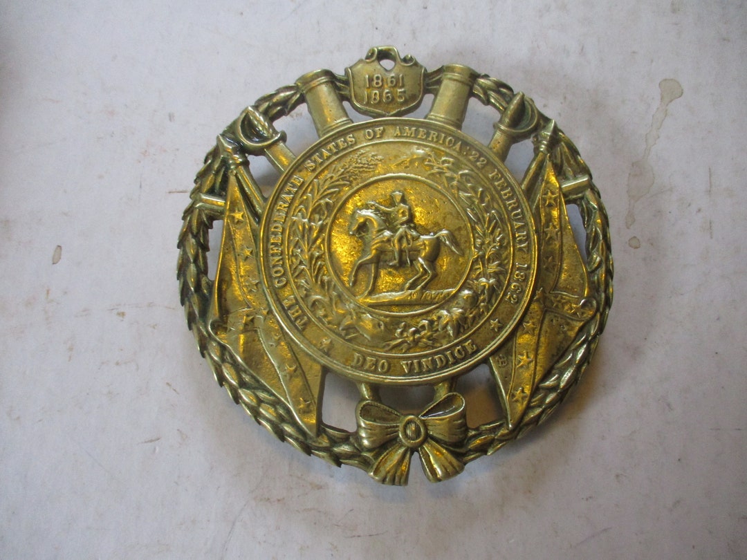 Virginia Metalcrafters VMC CSA Seal Trivet 1952 Solid Cast Brass Form 5