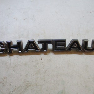 Chateau - Ford Van panel plaque - official Ford van part form easily repurposed