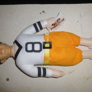 Three Stooges Doll - Football Playing Moe- 16&quot; Tall Mint Condition Licensed Doll of The Best Character from The Three Stooges