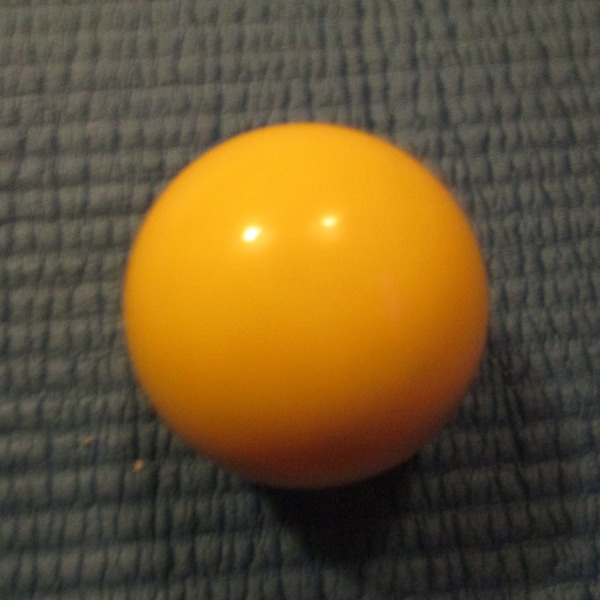 Cue Ball - ACTUAL Pool Ball - classic white standard pool ball - classic 2.25" diameter form