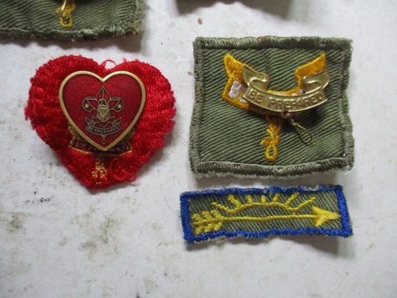 Vintage Boy Scout patches and pins belt and slide… - image 6