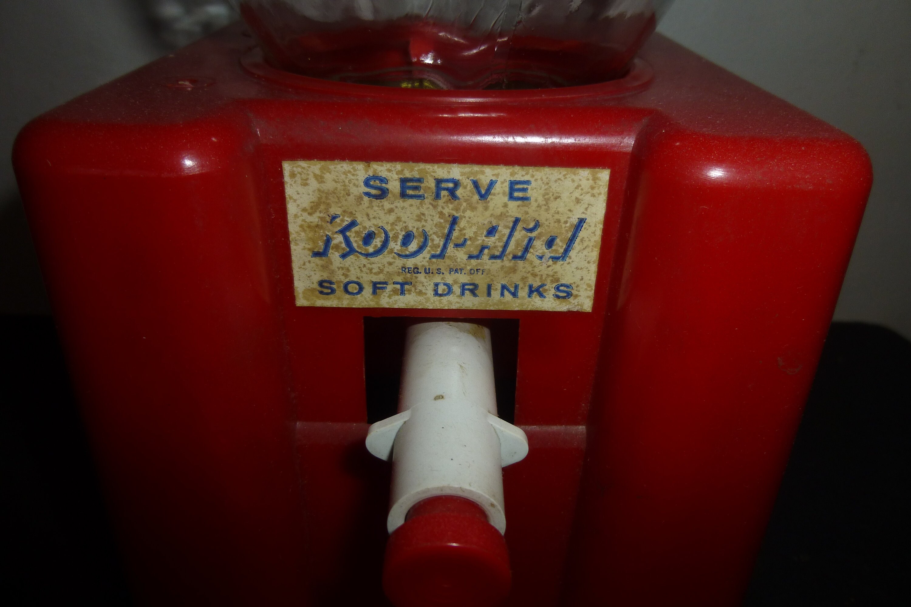 KoolAid Vintage Childs Plastic and Glass Kool Aid Dispenser Etsy