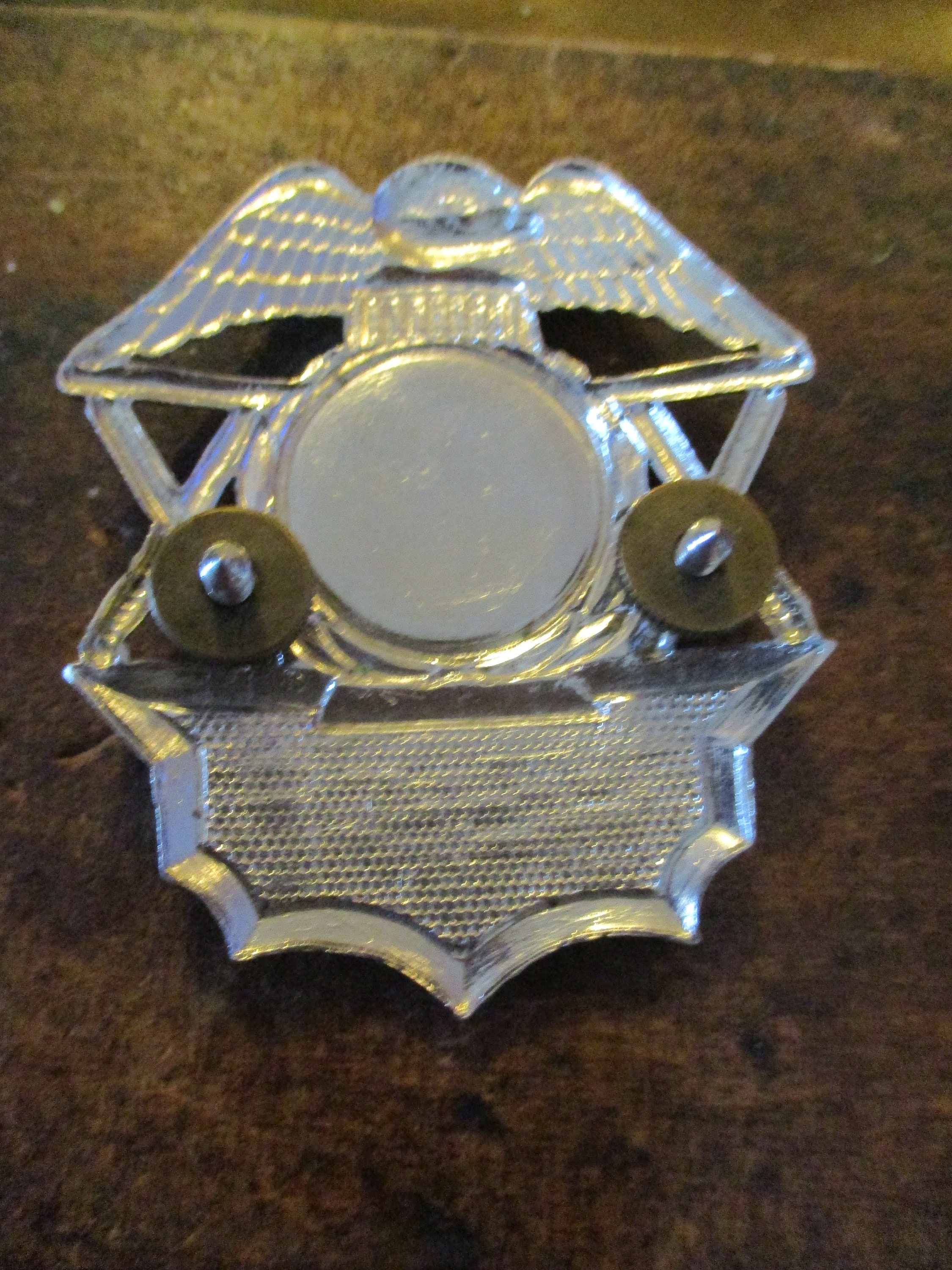 人気 ブランド チェック Vintage - Badge Hat Police State Michigan Uniform Badge Hat 警察グッズ