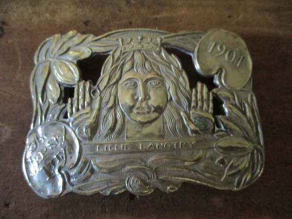 Lillie Langtry Belt Buckle 1901 Tiffany Studios Designed - Etsy