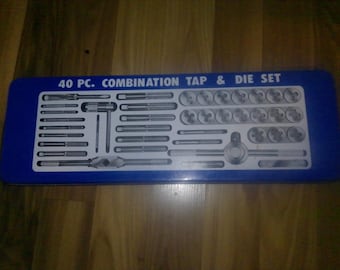 Tap and Die Set -new Old Stock 40 Piece Michigan Industrial Tools