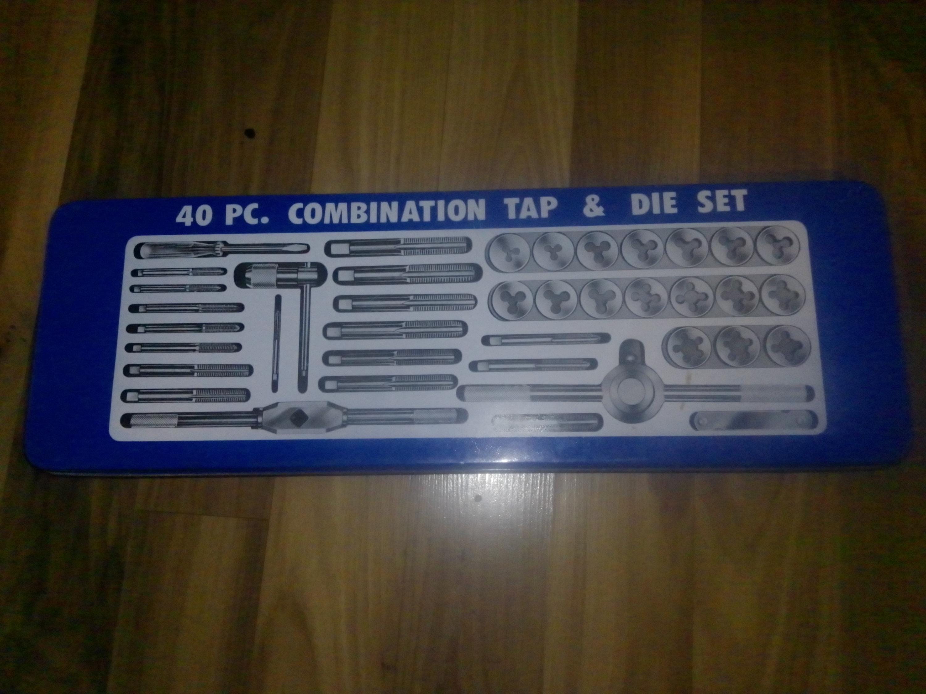 Tap and Die Set -new Old Stock 40 Piece Michigan Industrial Tools