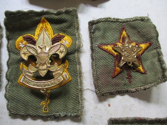 Vintage Boy Scout patches and pins belt and slide… - image 5