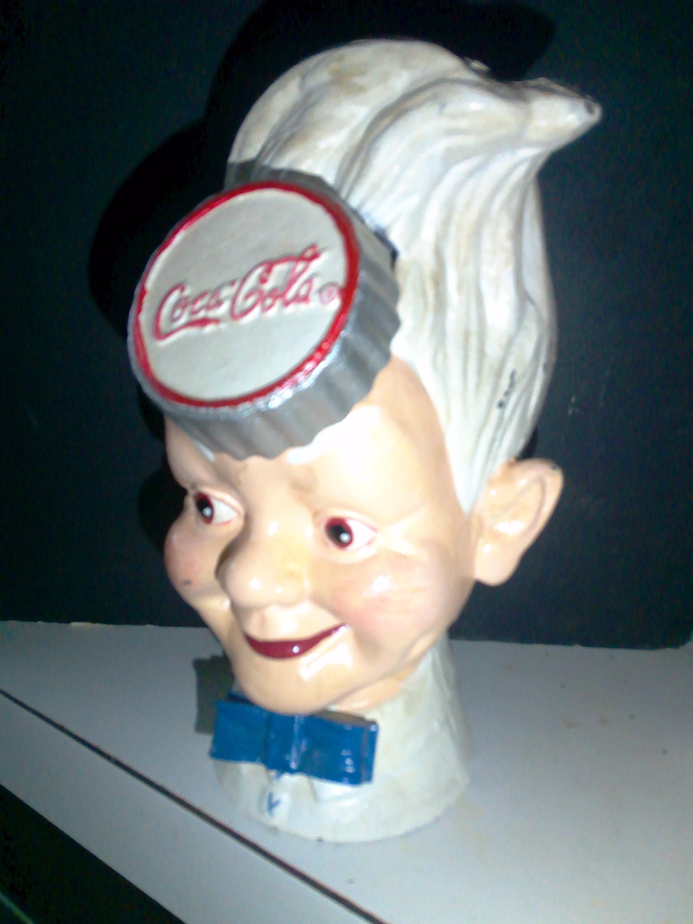 Coca-Cola The Sprite Boy フィギュア Vintage Cast Iron Coca Cola Bank Sprite Boy Coke Pixie 50's