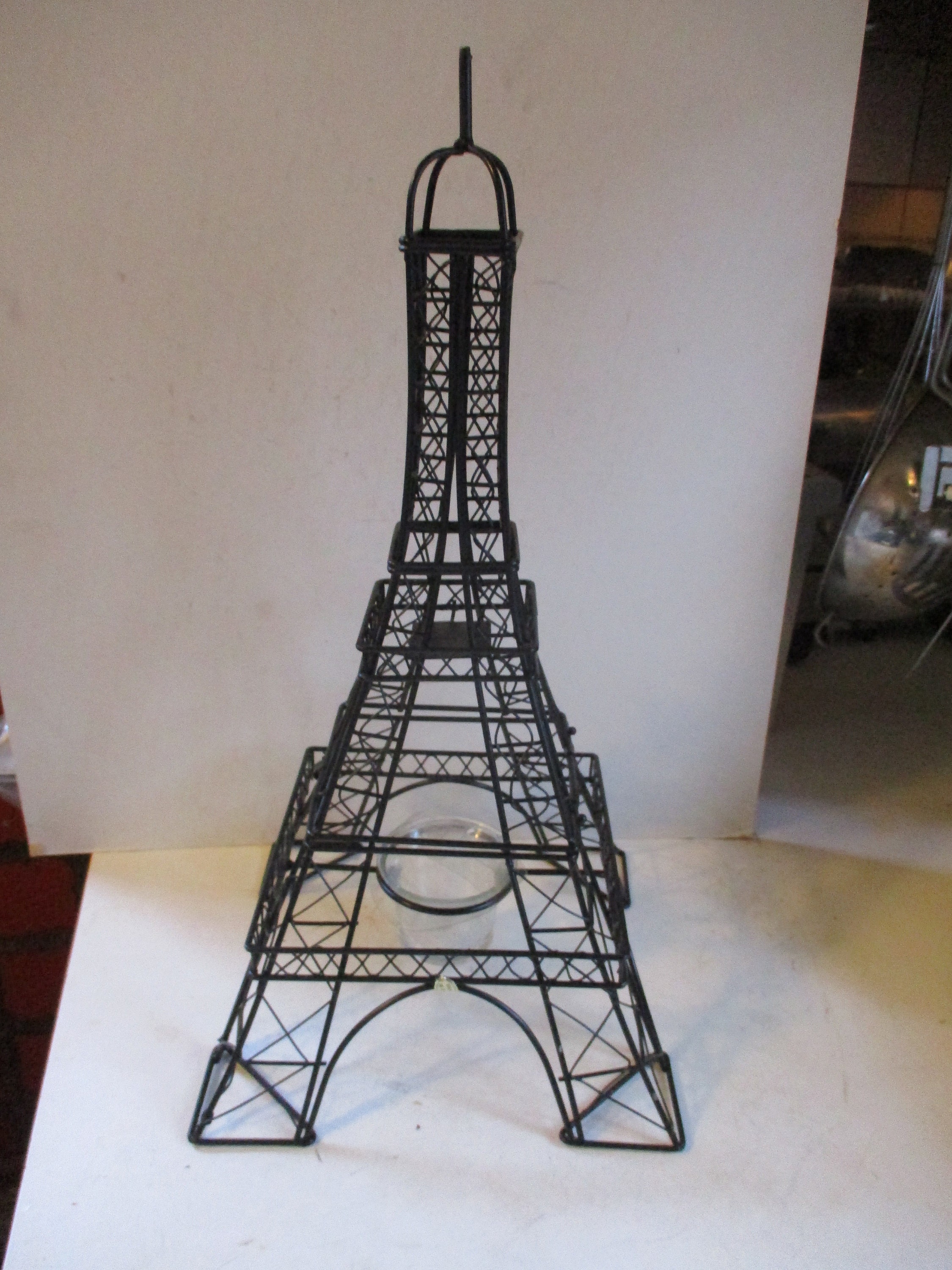 Eiffel Tower Candle Holder Statue 15.5 high x Etsy