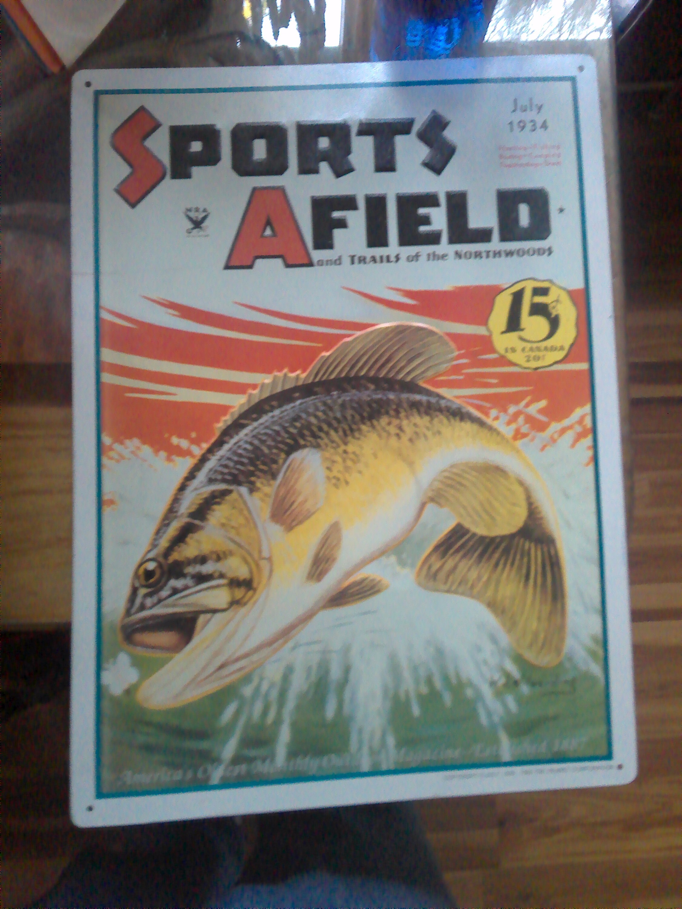 Tin Signs Vintage Fishing