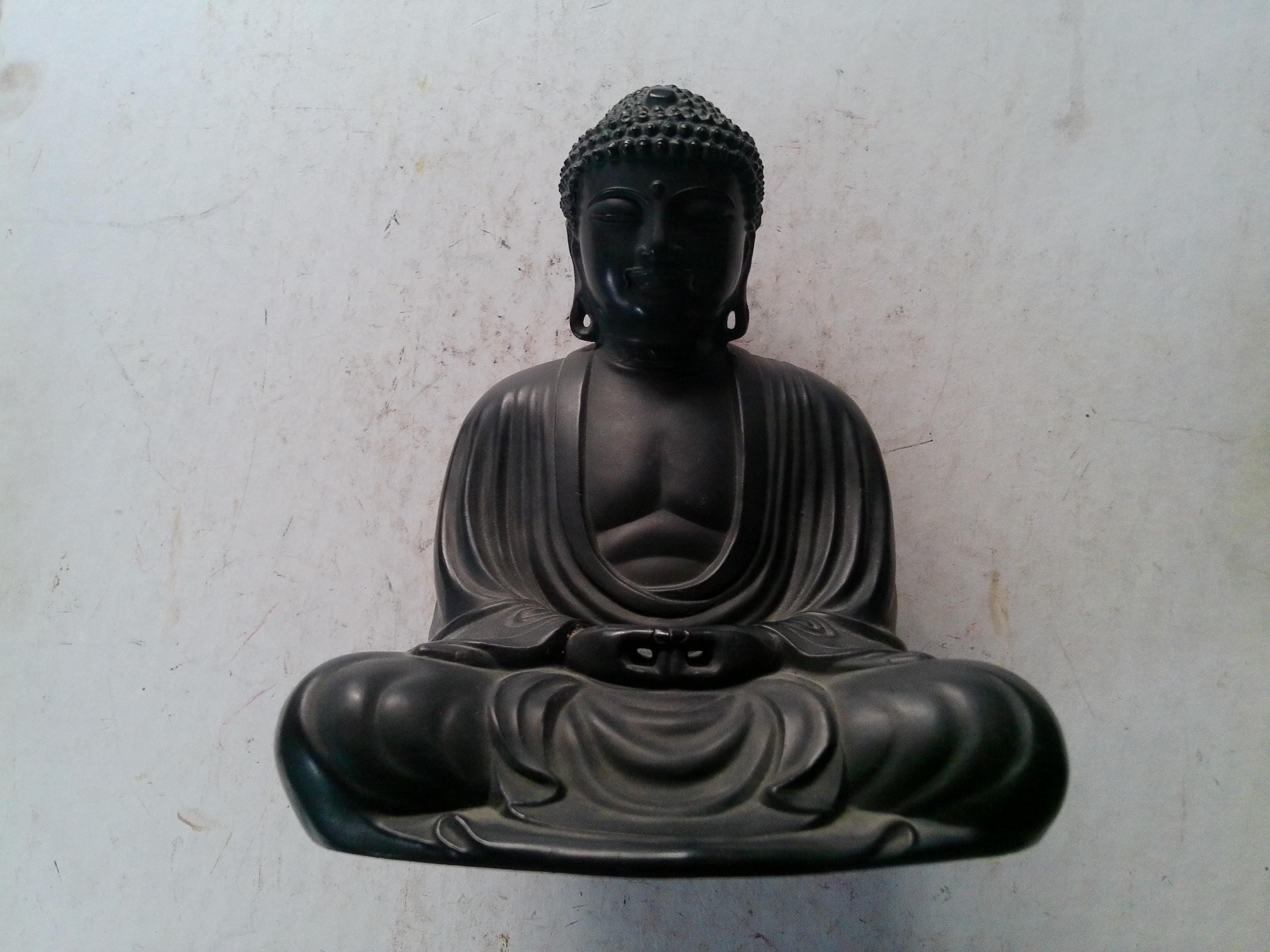 The Great Buddha of Kamakura - Souvenir Pewter (or Sim.) Statue 7