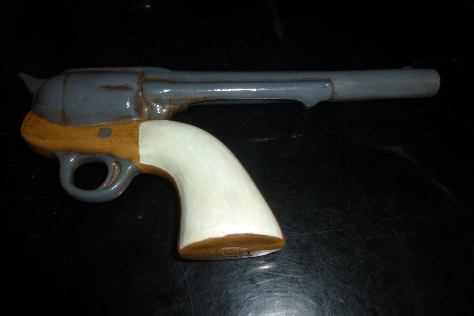 Replica Pistol Revolver Gun Ceramic Social Commentary Etsy
